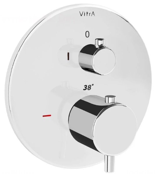 Vitra A42672 Origin Ankastre Termostatik Duş Bataryası Krom (Sıva Üstü Grubu).